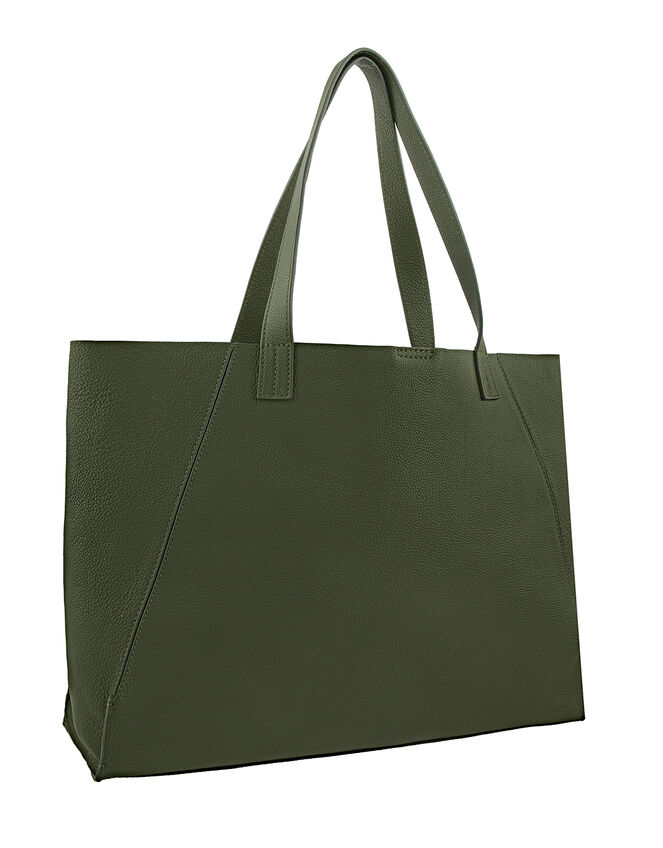 Myra Leather Tote Bag, , large