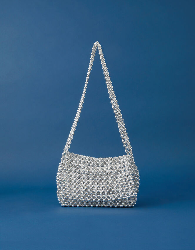Beaded Shoulder Bag, , large