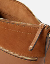 Large Leather Cross-Body Bag, , large