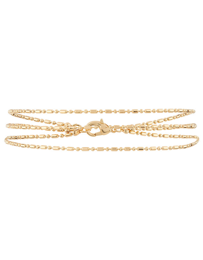Layered Chain Anklet, , large