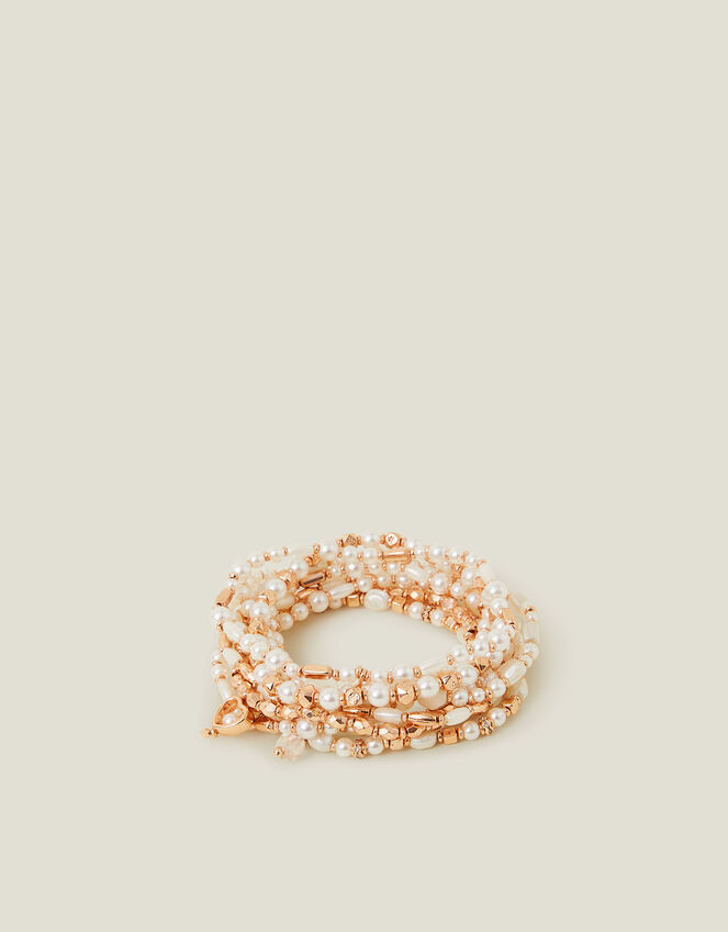 Pearl Stretch Bracelet Multipack, , large