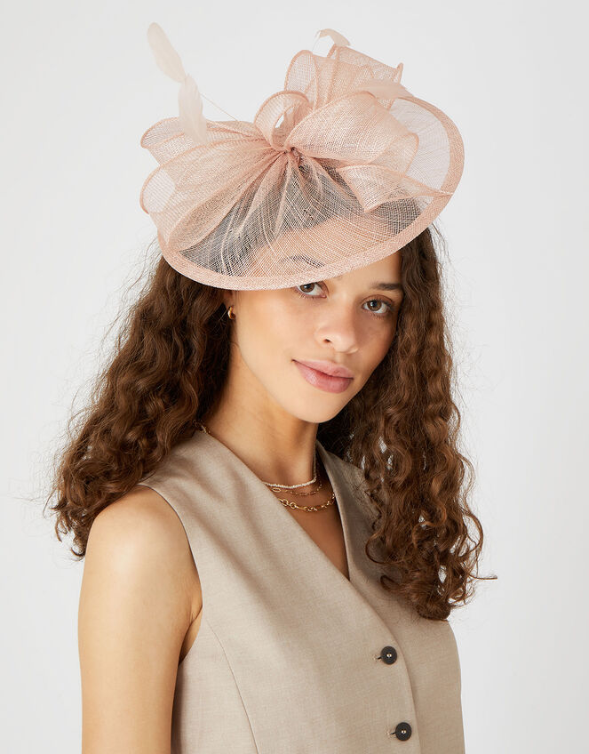 Mimsy Sin Bow Band Fascinator , Pink (PINK), large