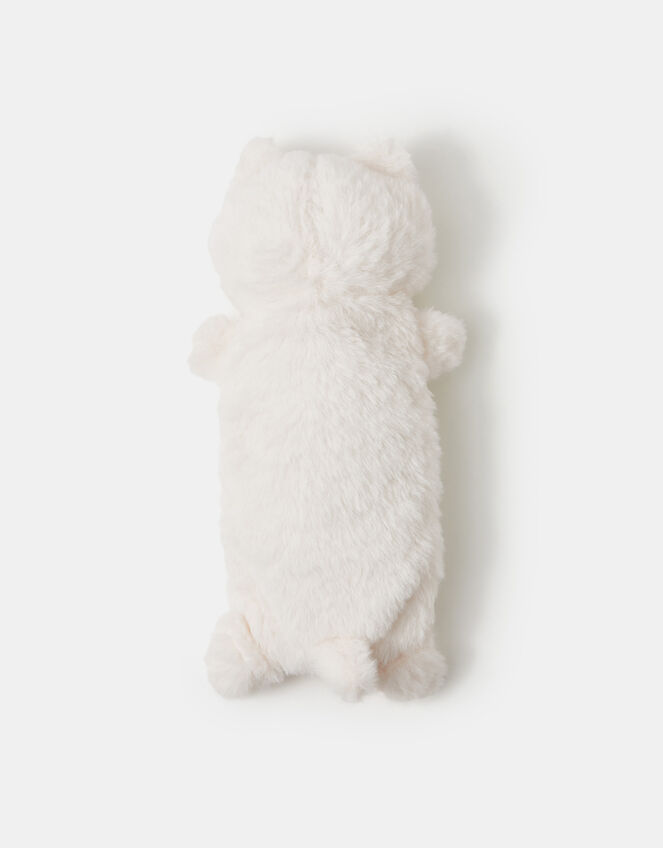 Girls Fluffy Cat Pencil Case, , large