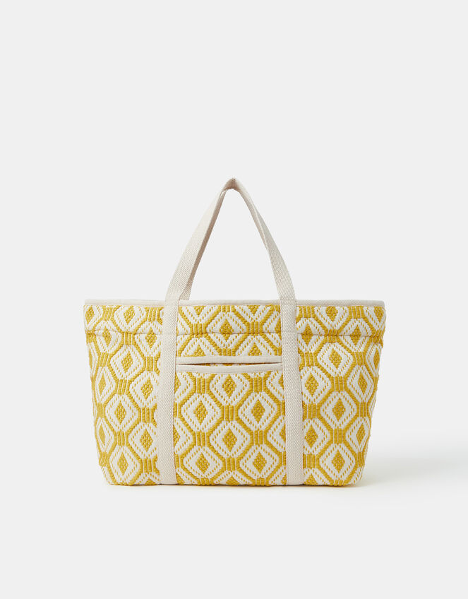 Diamond Embroidered Shoulder Bag, , large