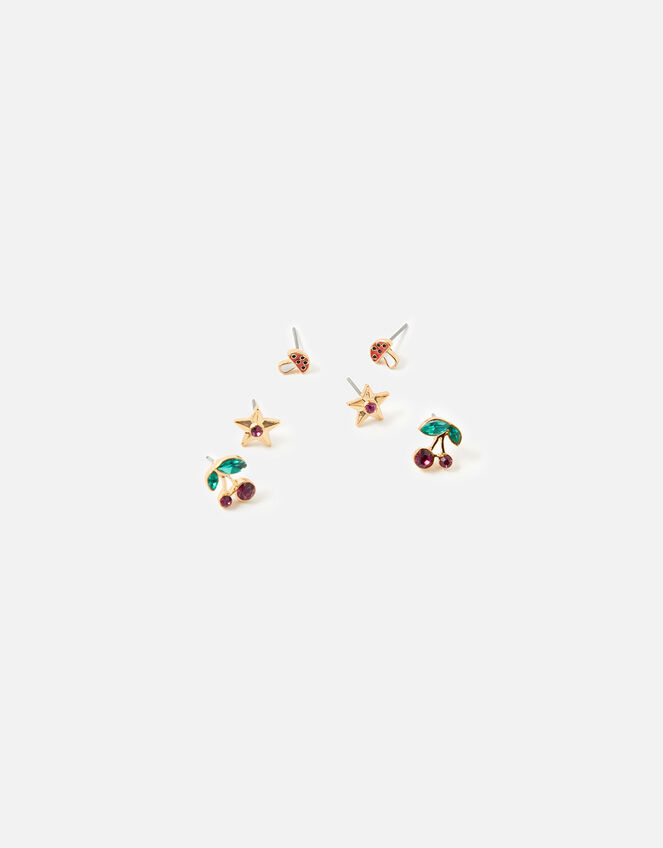 Five-a-Day Stud Earring Set, , large