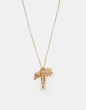 Sea Charm Pendant Necklace Gold, , large