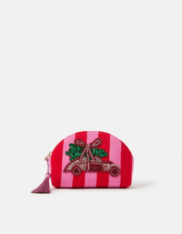 Christmas Car Stripe Coin Purse, , large