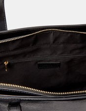 Meredith Tote Bag, Black (BLACK), large