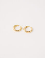 Gold Vermeil Huggie Hoop Earrings, , large