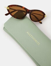 Premium Acetate Knot Tort Cat Eye Sunglasses, , large