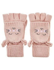 Bella Bunny Capped Mittens, Pink (PINK), large