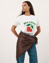 Lace Satin Triangle Scarf, , large