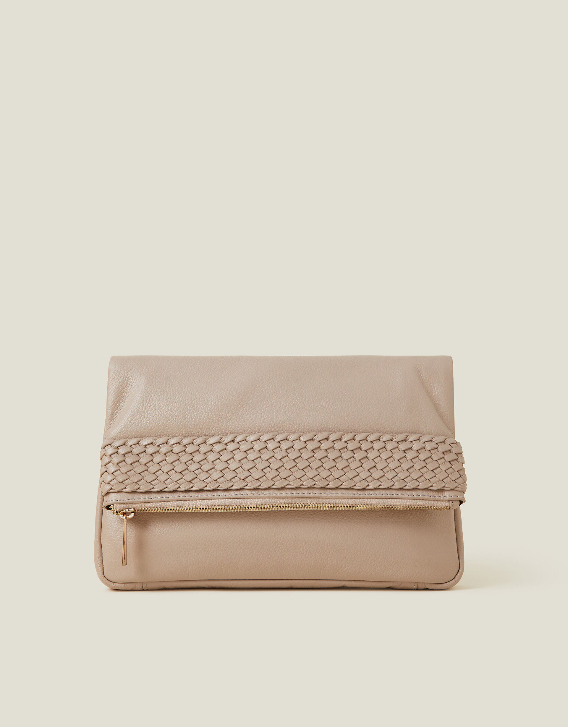 Woven leather clutch bag hotsell