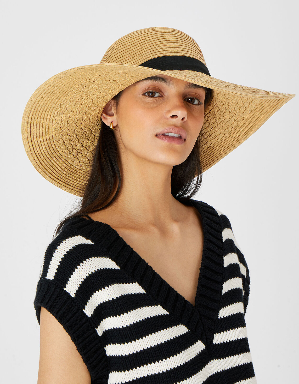 Floppy Straw Hat Hats Accessorize Global
