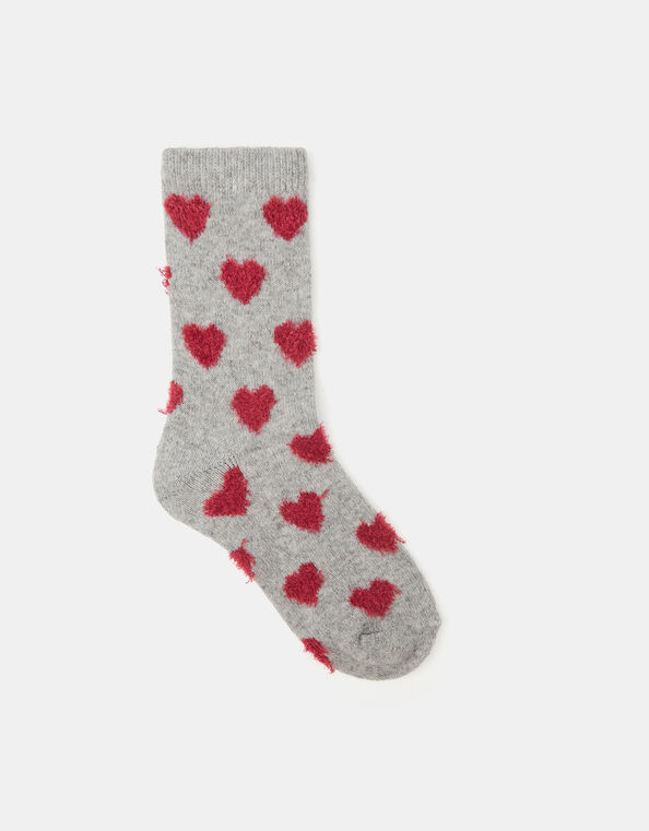Heart Print Socks, , large