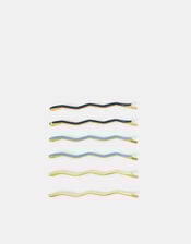 6-Pack Wiggle Hair Slides, , large