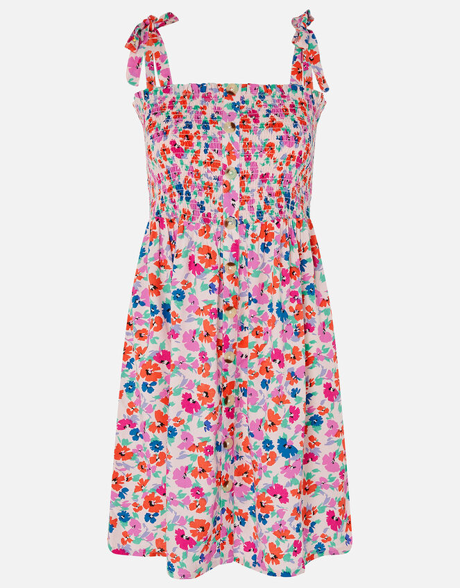 Floral Dress in LENZING™ ECOVERO™, Multi (BRIGHTS-MULTI), large