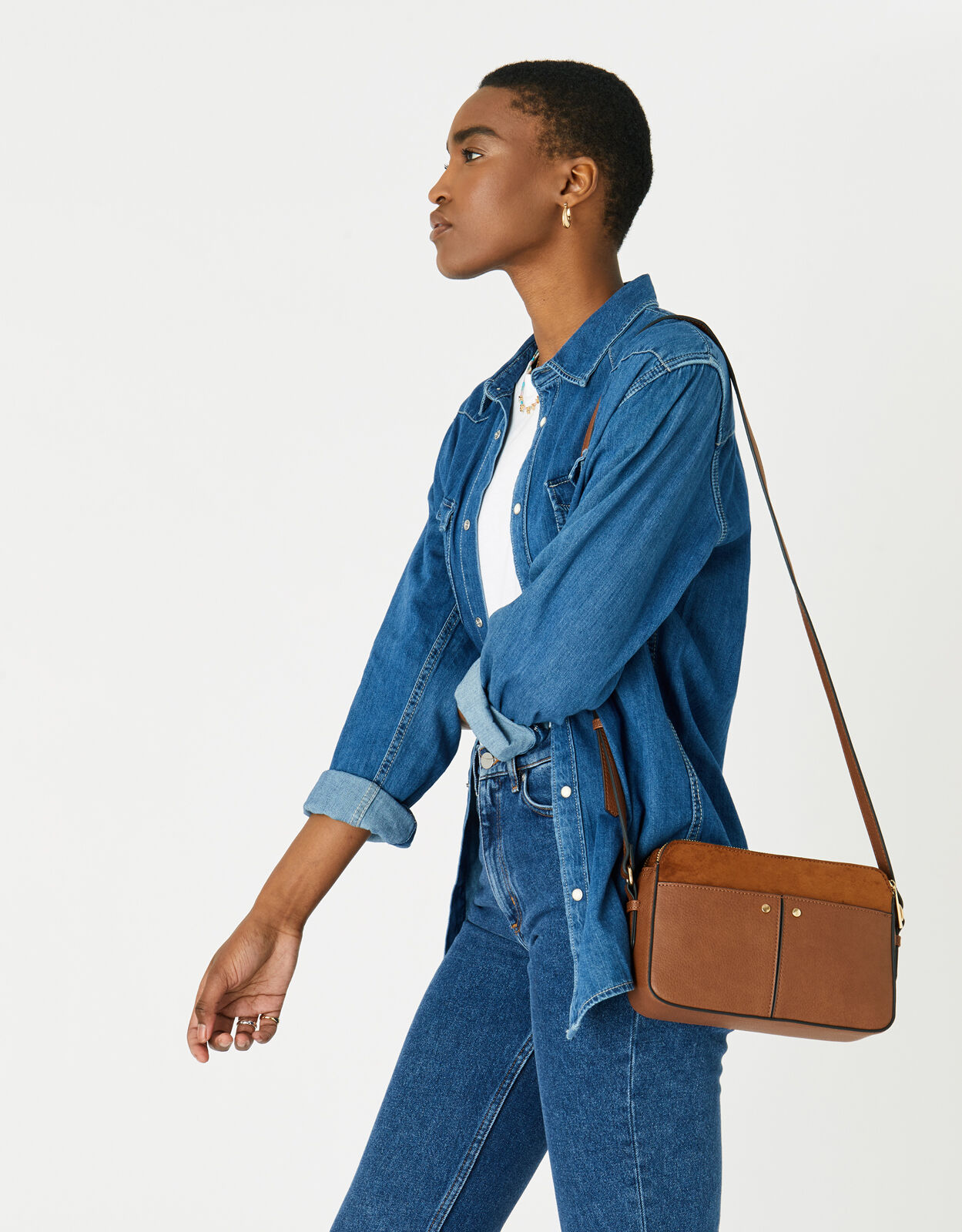 Charlotte leather crossbody bag discount