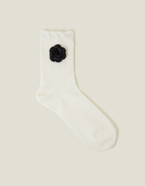 Corsage Flower Socks, , large