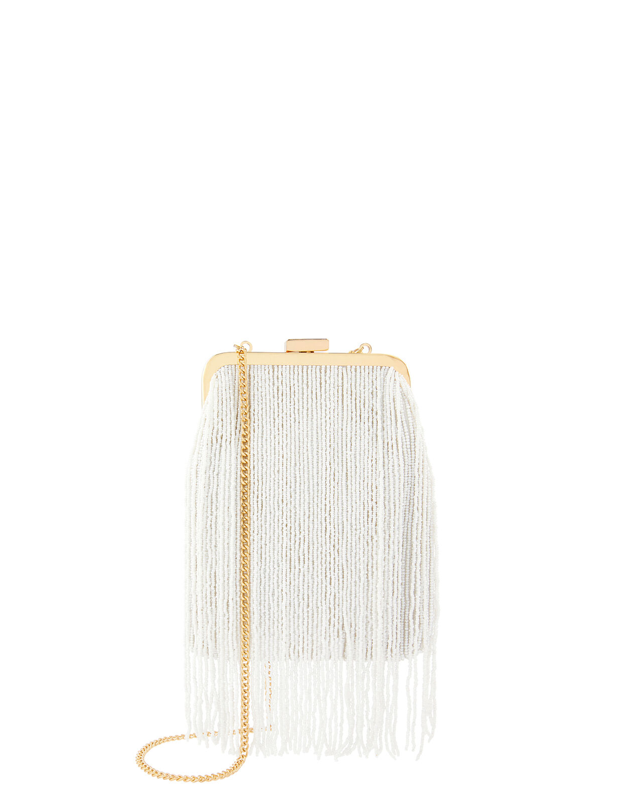 Beaded Tassel Bridal Pouch Bag