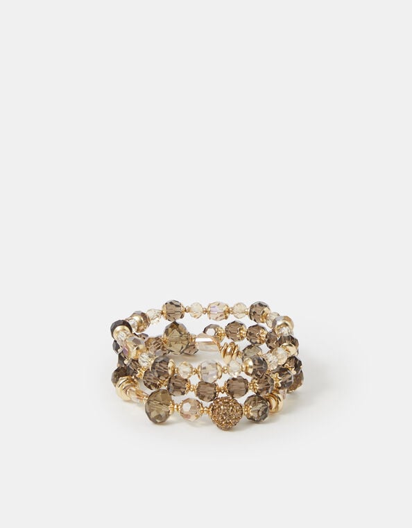3-Pack Beaded Stretch Bracelets, , large