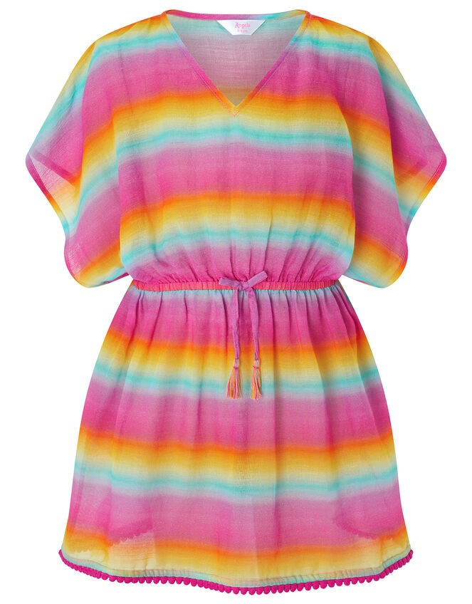 Ombre Rainbow Cotton Kaften, Multi (BRIGHTS-MULTI), large