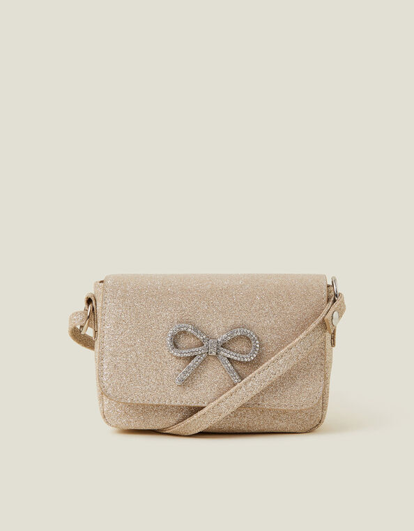 Girls Bling Bow Mini Bag, , large