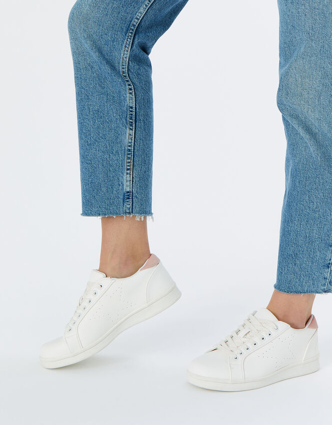 Star Trainers, White (WHITE), large