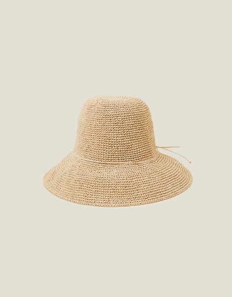 Straw Bucket Hat, , large