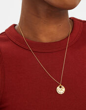 14ct Gold-Plated Celestial Diamante Pendant Necklace, , large