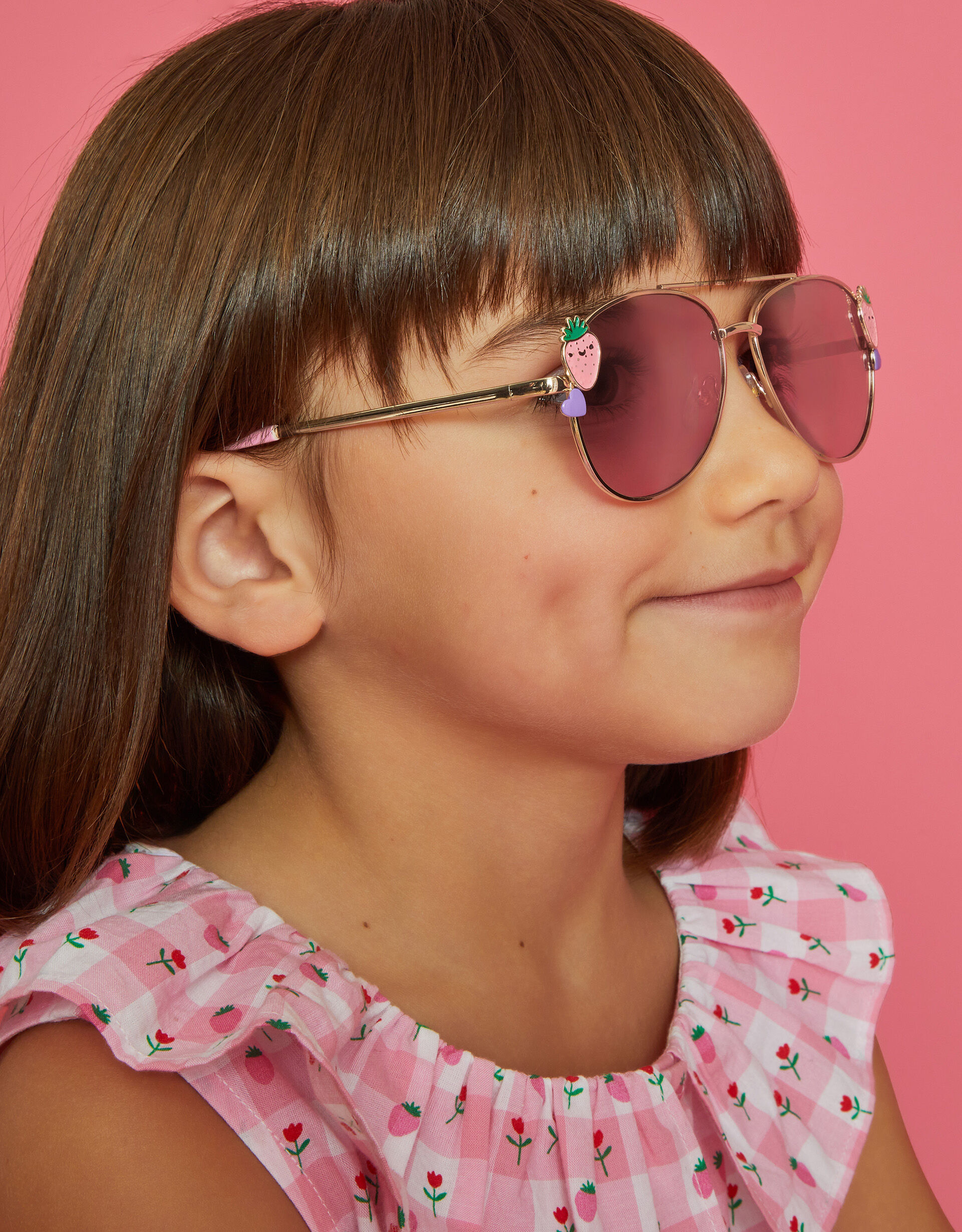 Pink sunglasses for girls top