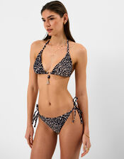 Leopard Print Tie Side Bikini Bottoms, Leopard (LEOPARD), large
