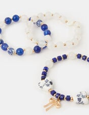 3-Pack Country Charm Bead Bracelets, , large