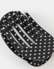 Polka Dot Flat Claw Clip, , large