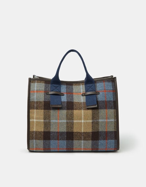 Check Print Handheld Bag, , large