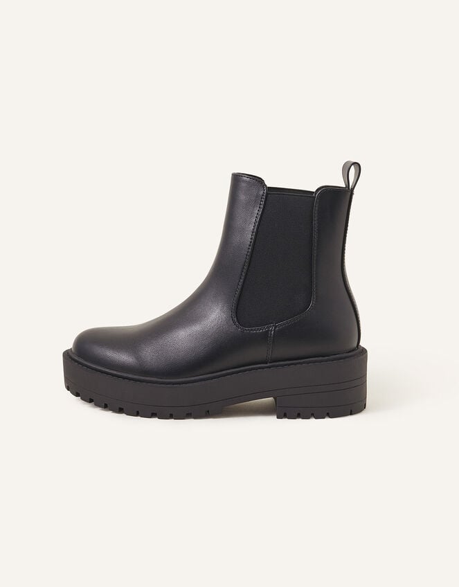 Chunky Chelsea Boots, Black (BLACK), large