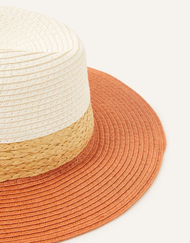 Colourblock Fedora, , large