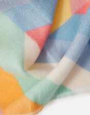 Pastel Chevron Blanket Scarf, , large