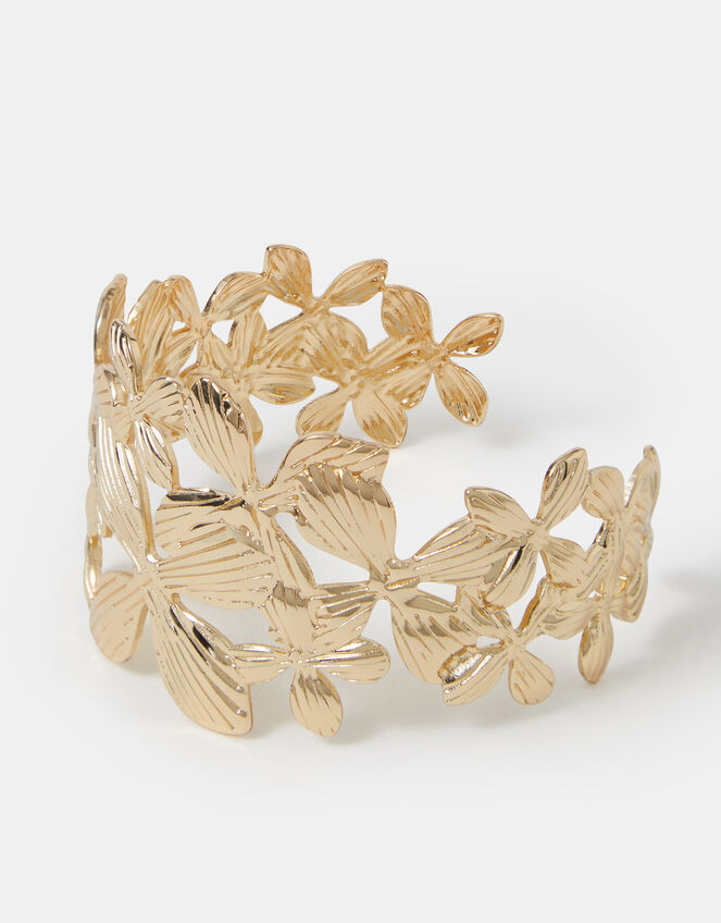 Floral Cuff Bracelet, , large