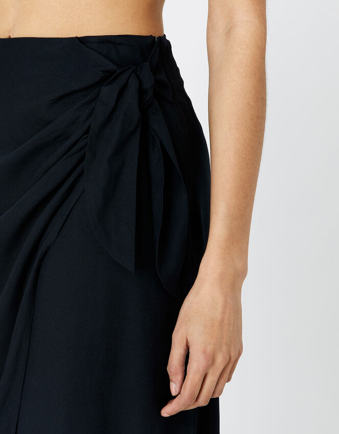 Wrap Beach Skirt, Black (BLACK), large