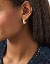 Mini Molten Texture Hoop Earrings, , large