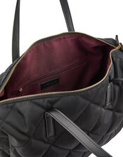 Harri Quilted Weekender Bag, Black (BLACK), large