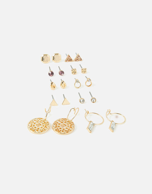 Super Classic Crystal Earring Multipack, , large