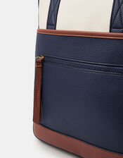 Faux Leather Backpack, Multi (DARKS MULTI), large