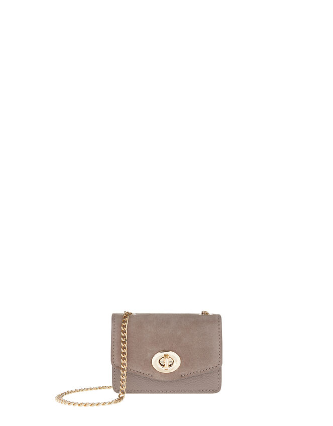 Clara Cross-Body Bag, Mink (MINK), large