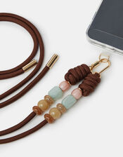 Beaded Adjustable Phone Strap, , large