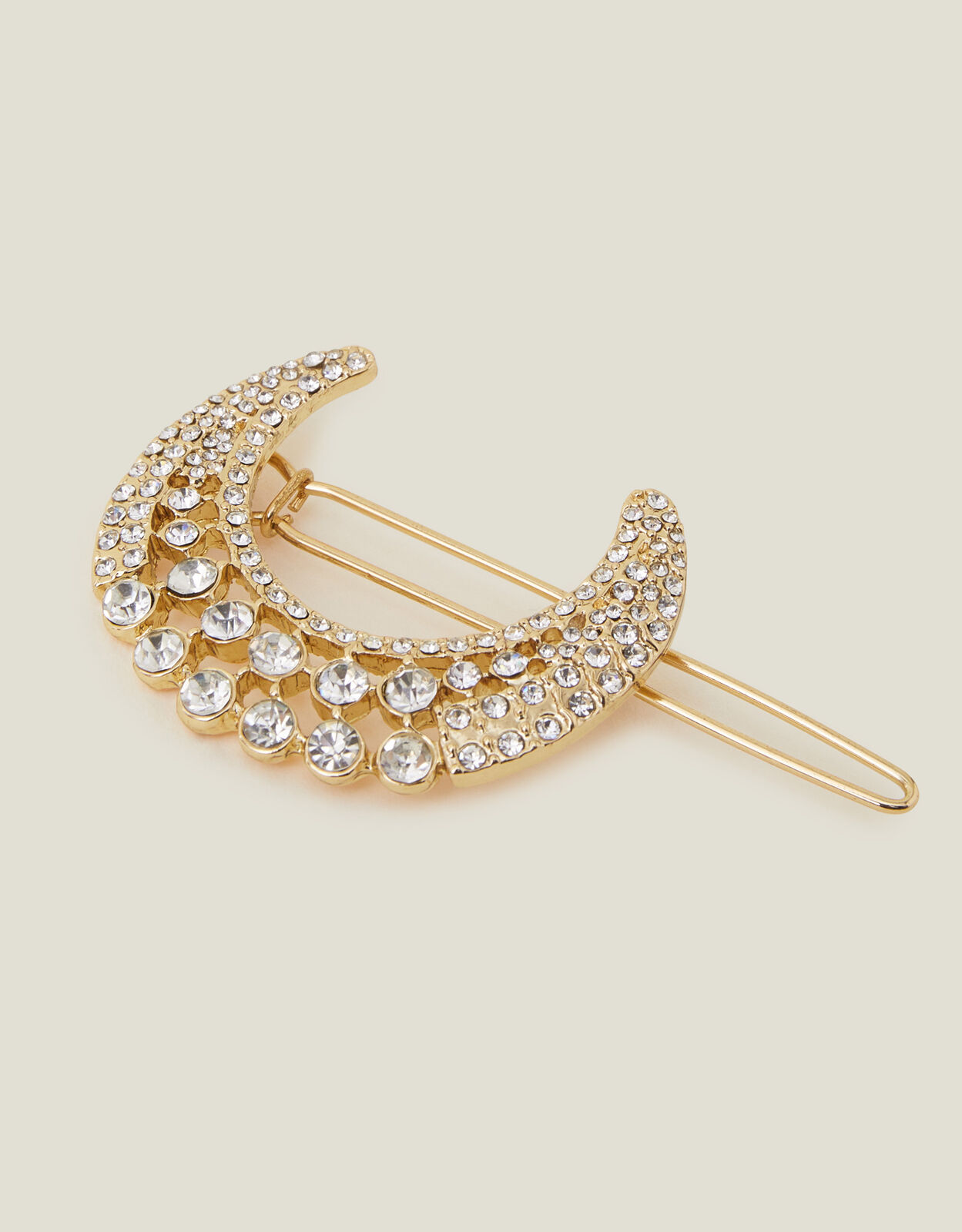 Moon hair brooch outlet