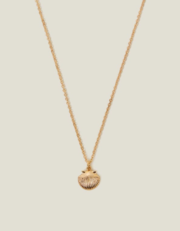 Shell Pendant Necklace, , large