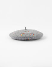 Over The Rainbow Beret in Pure Wool, , large
