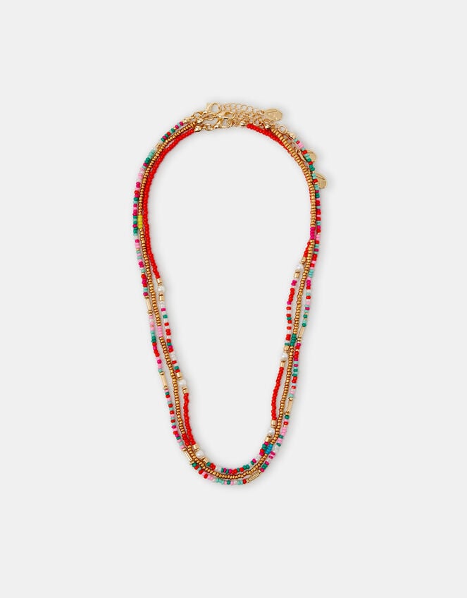 3-Pack Skinny Beaded Necklaces, , large